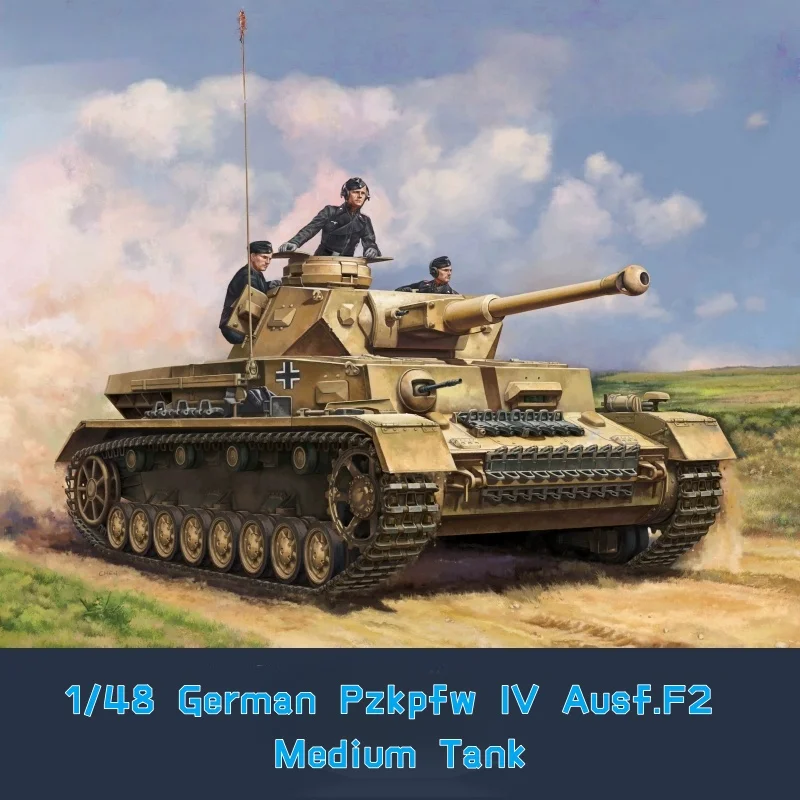 TRUMPETER 1/48 German Pzkpfw IV Aust.F2 Medium Tank Plastic Assembly Puzzle Model
TRUMPETER 1/48 German Pzkpfw IV Aust.F2 Medium Tank Plastic Assembly Puzzle Model