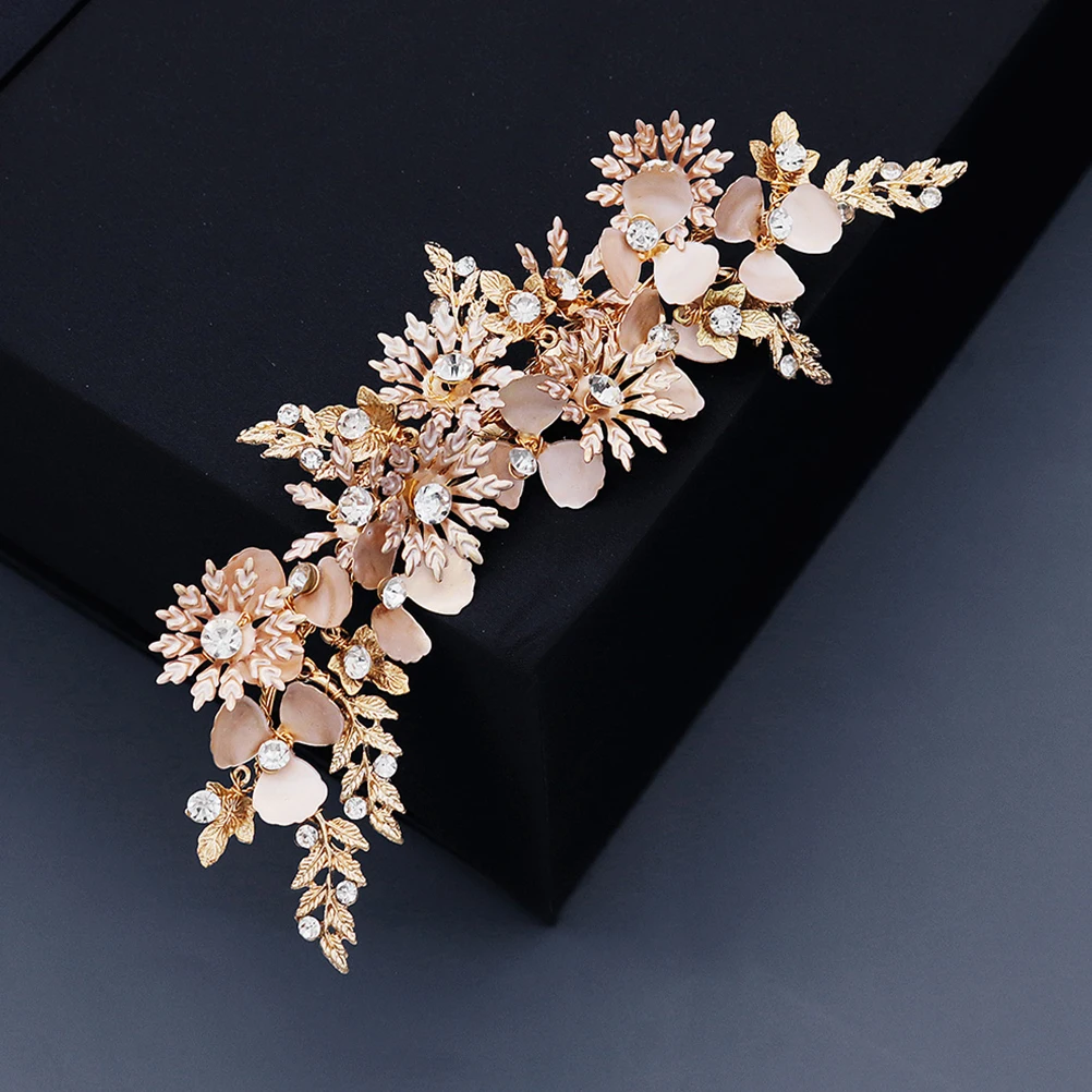 Golden Flower Hairpin Wedding Clips Rhinestone Headdress Bride Bridesmaid Accessories Side Pins For Party Valentines Birthday
Golden Flower Hairpin Wedding Clips Rhinestone Headdress Bride Bridesmaid Accessories Side Pins For Party Valentines Birthday