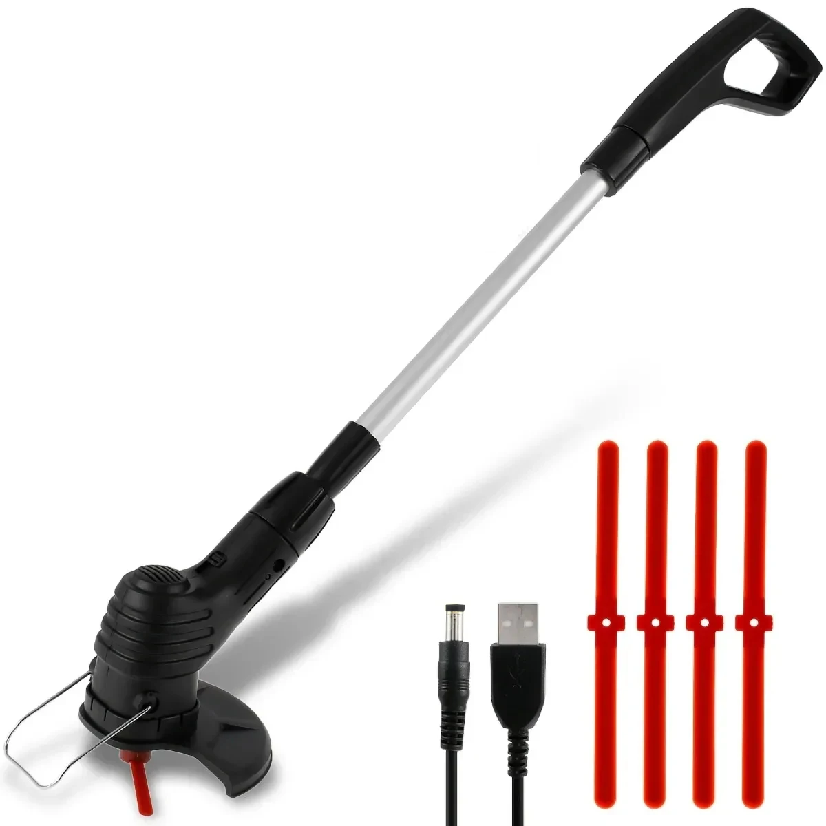 Electric Grass Trimmer Portable Rechargeable Cordless Bass Noise Flower Gardening Pruning Handheld Small Lawn Mowing Garden Tool
Electric Grass Trimmer Portable Rechargeable Cordless Bass Noise Flower Gardening Pruning Handheld Small Lawn Mowing Garden Tool