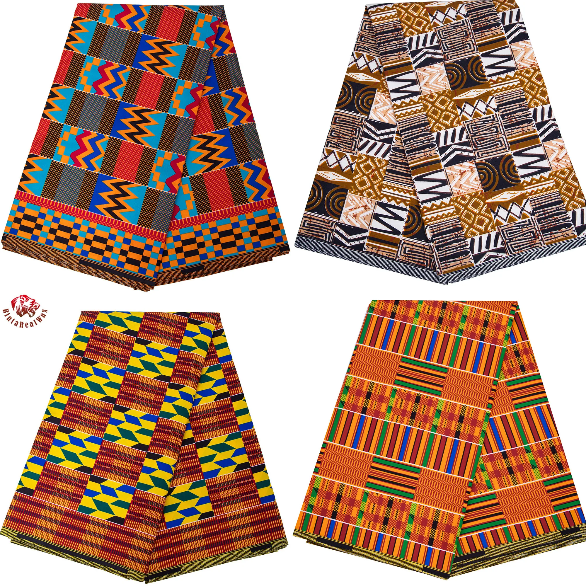 Multi Kente Geometric African Ankara Real Wax Fabric 2026 New Polyester Cloth For Dress Handcraft Accessory Making
Multi Kente Geometric African Ankara Real Wax Fabric 2026 New Polyester Cloth For Dress Handcraft Accessory Making