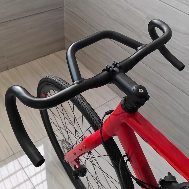 440/480MM Aluminum Alloy Track Cycling Handle Sprint Match Bicycle Handlebar TT Bike Handlebar Fixed Black 31.8mm
440/480MM Aluminum Alloy Track Cycling Handle Sprint Match Bicycle Handlebar TT Bike Handlebar Fixed Black 31.8mm