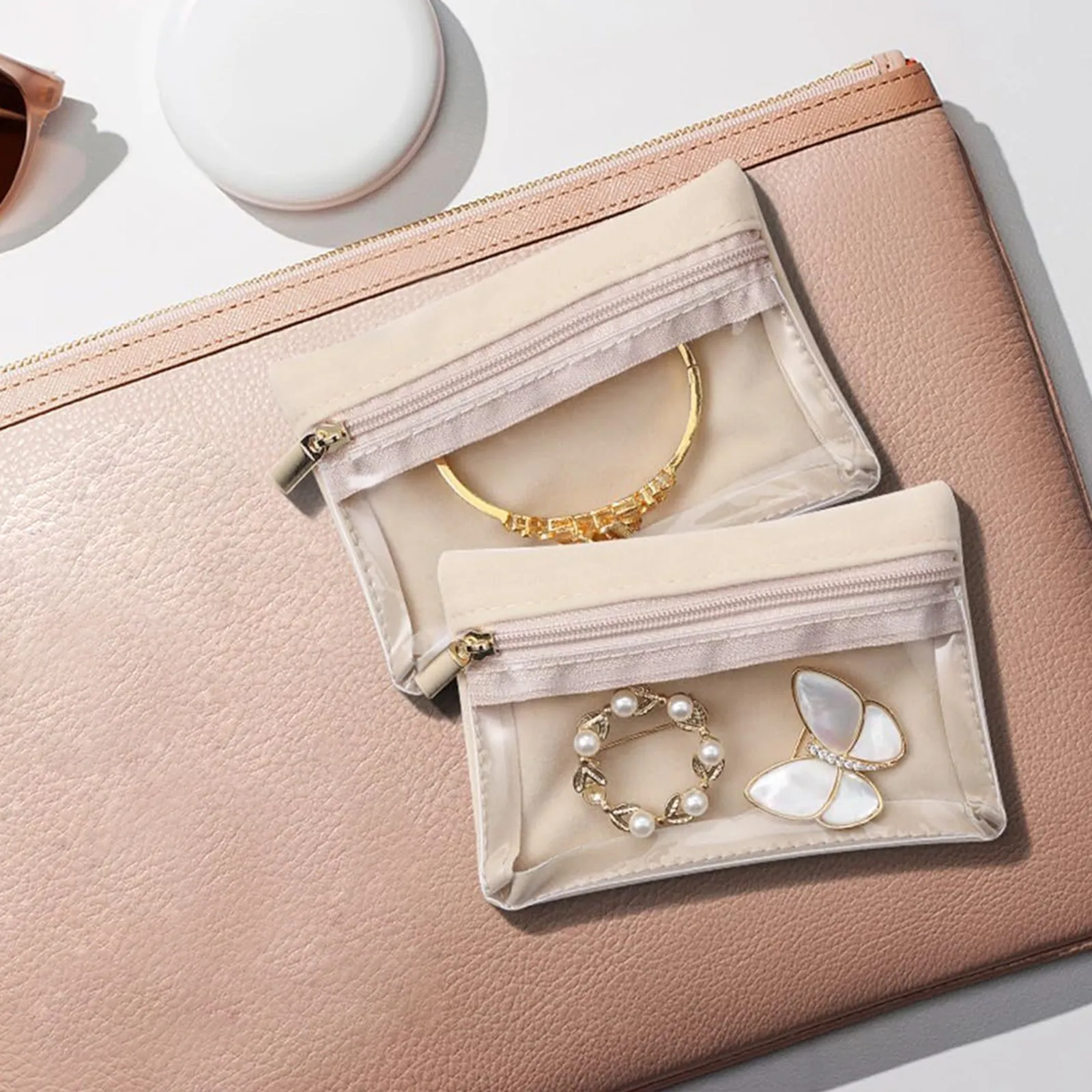 6Pcs Jewelry Storage Bags Anti Tarnish Thickened Material Jewelry Pouches Portable Organizer Small Clear Zippered Bags Earring
6Pcs Jewelry Storage Bags Anti Tarnish Thickened Material Jewelry Pouches Portable Organizer Small Clear Zippered Bags Earring