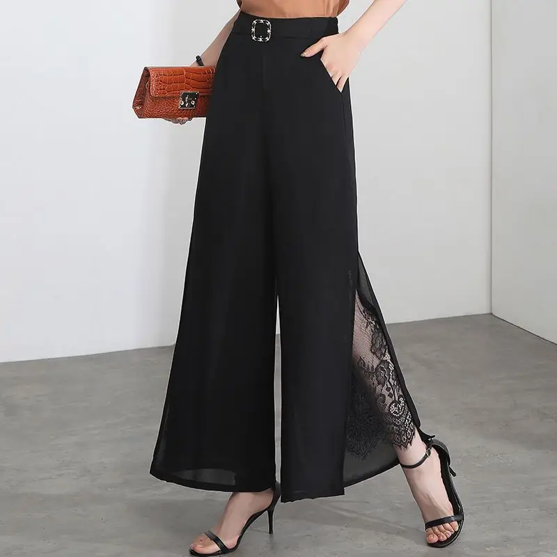 Элегантные и свободные эластичные однотонные женские брюки с высокой талией 2024, офисные женские повседневные широкие брюки для поездок на работу W42
Элегантные и свободные эластичные однотонные женские брюки с высокой талией 2024, офисные женские повседневные широкие брюки для поездок на работу W42