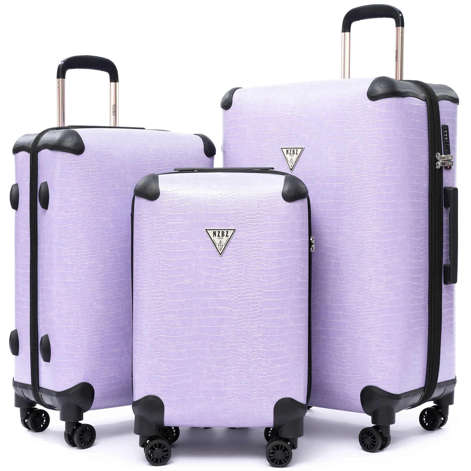Urecity Women Vintage Suitcase Set 20inch 24 inch PU leather Travel Suitcase Vintage Suitcase Set Light Purple Zipper Lavender
Urecity Women Vintage Suitcase Set 20inch 24 inch PU leather Travel Suitcase Vintage Suitcase Set Light Purple Zipper Lavender