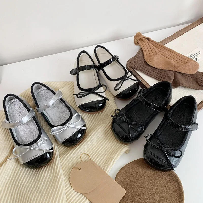 Children's Shoes Spring/Autumn New 2025 Girls' Bow Princess Color Blocked Leather Kids Shoe for Girl Zapatos De Cuero Para Niñas
Children's Shoes Spring/Autumn New 2025 Girls' Bow Princess Color Blocked Leather Kids Shoe for Girl Zapatos De Cuero Para Niñas