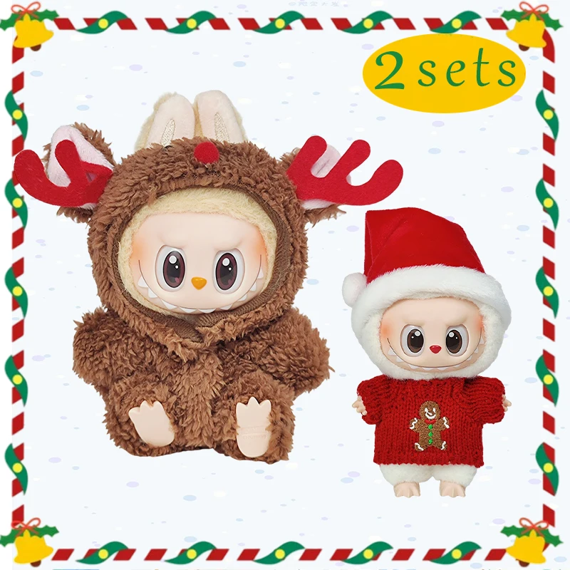 for 17cm Labubu Doll Clothes Fashion Clothes Penguin Snowman Plush Sets Doll Clothes Christmas Dolls Accessories Gifts
for 17cm Labubu Doll Clothes Fashion Clothes Penguin Snowman Plush Sets Doll Clothes Christmas Dolls Accessories Gifts
