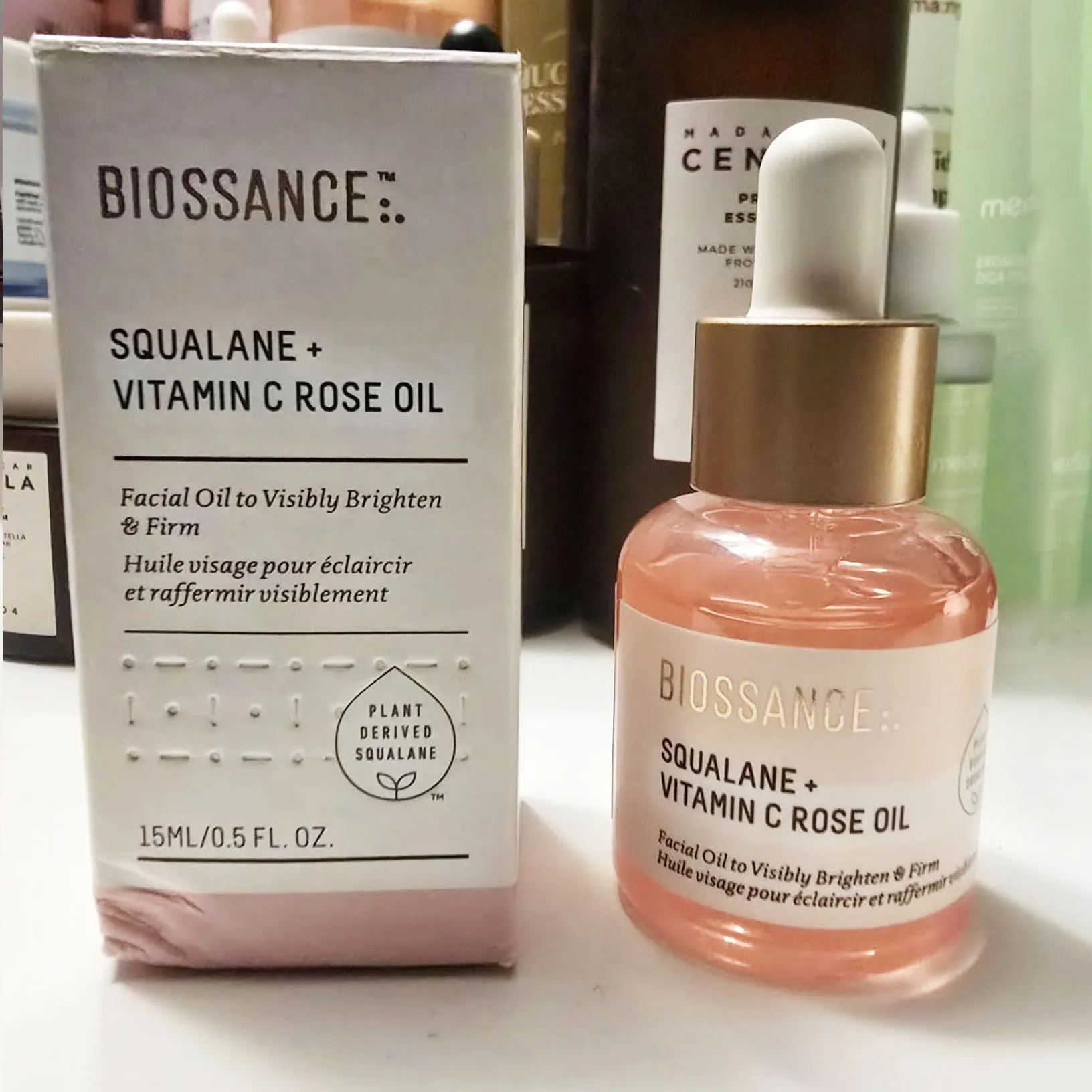BIOSSANCE Squalane + Vitamin C Rose Advanced Facial Oil Brightening, Firming Hydrating Serum Fine Lines Wrinkles Vegan Copper
BIOSSANCE Squalane + Vitamin C Rose Advanced Facial Oil Brightening, Firming Hydrating Serum Fine Lines Wrinkles Vegan Copper