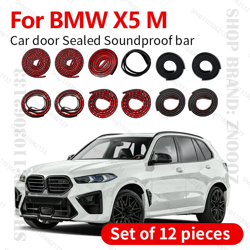 For 1999-2025 BMW X5 M Car Door Seal Strip Rubber Double Layer Sealing Protector Soundproof Strip Dustproof Seal Strip 12PCS Set
For 1999-2025 BMW X5 M Car Door Seal Strip Rubber Double Layer Sealing Protector Soundproof Strip Dustproof Seal Strip 12PCS Set
