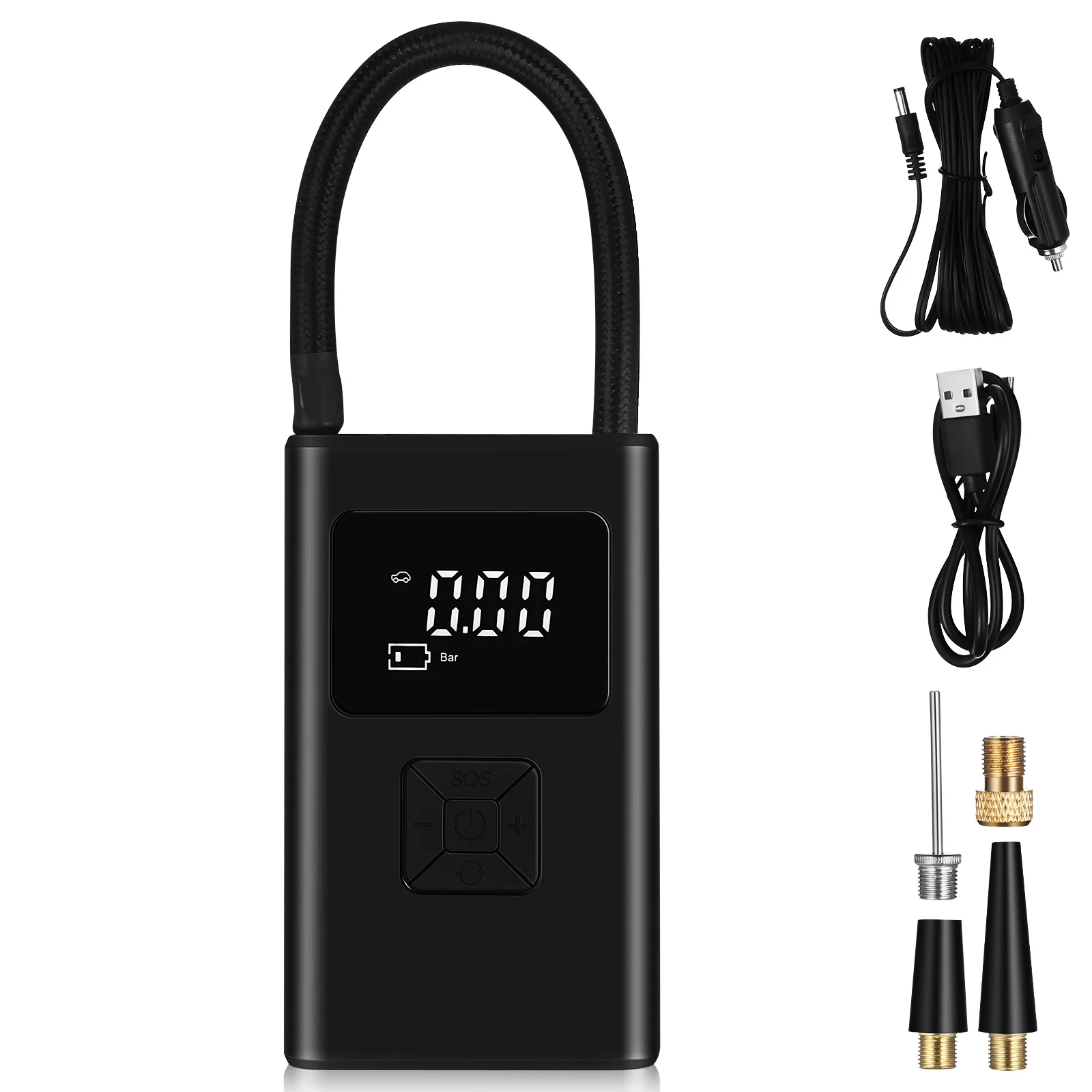 Car Tyre Inflator Cordless Rechargeable Air Compressor Digital Display Tire Pump Bike Air Pump Small Portable Inflatable Pump
Car Tyre Inflator Cordless Rechargeable Air Compressor Digital Display Tire Pump Bike Air Pump Small Portable Inflatable Pump