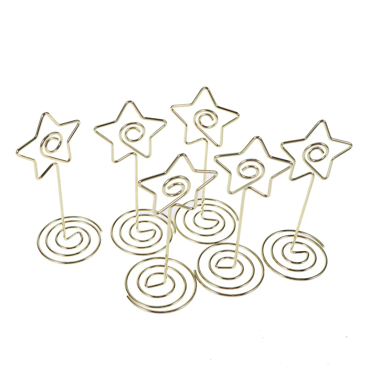 10pcs Star Memo Clip Creative Memo Note Paper Photo Holder Clamps Stand Desktop Stand (Golden) note clip stand
10pcs Star Memo Clip Creative Memo Note Paper Photo Holder Clamps Stand Desktop Stand (Golden) note clip stand