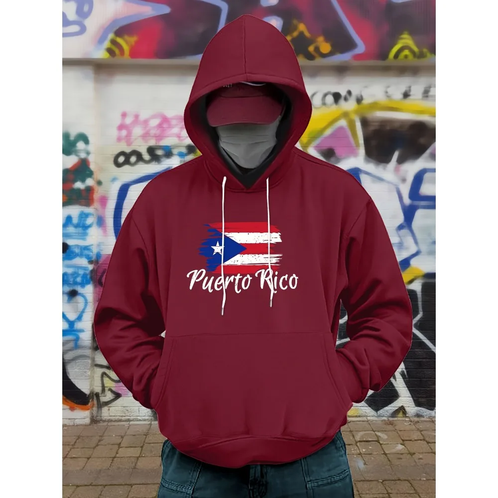 Flag Print Hoodie for Men Cool Hoodie for Men Casual Pullover Hoodie with Kangaroo Pocket Streetwear for Winter Fall As A Gift
Flag Print Hoodie for Men Cool Hoodie for Men Casual Pullover Hoodie with Kangaroo Pocket Streetwear for Winter Fall As A Gift