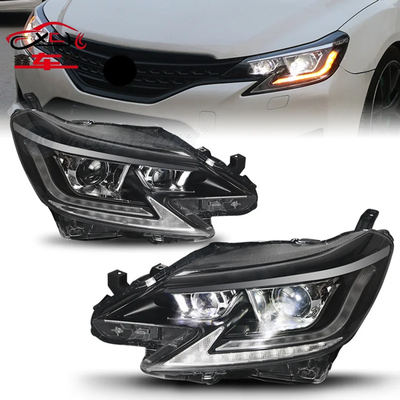 XCH For 2014-2019 Toyota Reiz headlight assembly retrofit with LED daytime running lights and projector headlights
XCH For 2014-2019 Toyota Reiz headlight assembly retrofit with LED daytime running lights and projector headlights