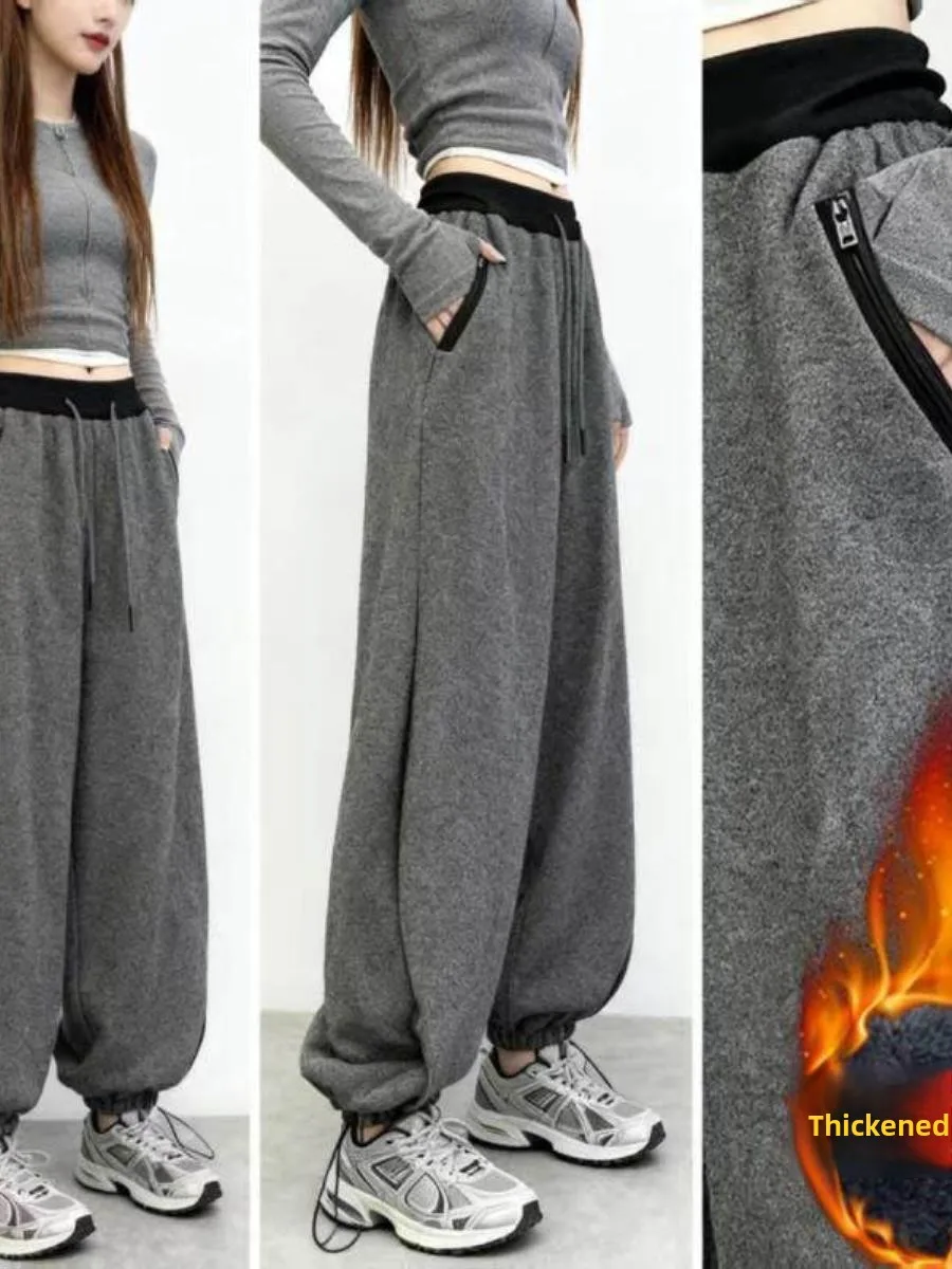 High Waist Wide Leg High Waist Women's Fce Lined Color Blo Knife Pants Dstring Sweatpants Tummy Control Loose Fit
High Waist Wide Leg High Waist Women's Fce Lined Color Blo Knife Pants Dstring Sweatpants Tummy Control Loose Fit