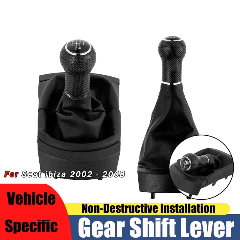 Suitable for Volkswagen Seat shift handball gear head 5/6 gear shift lever dust cover integrated
Suitable for Volkswagen Seat shift handball gear head 5/6 gear shift lever dust cover integrated