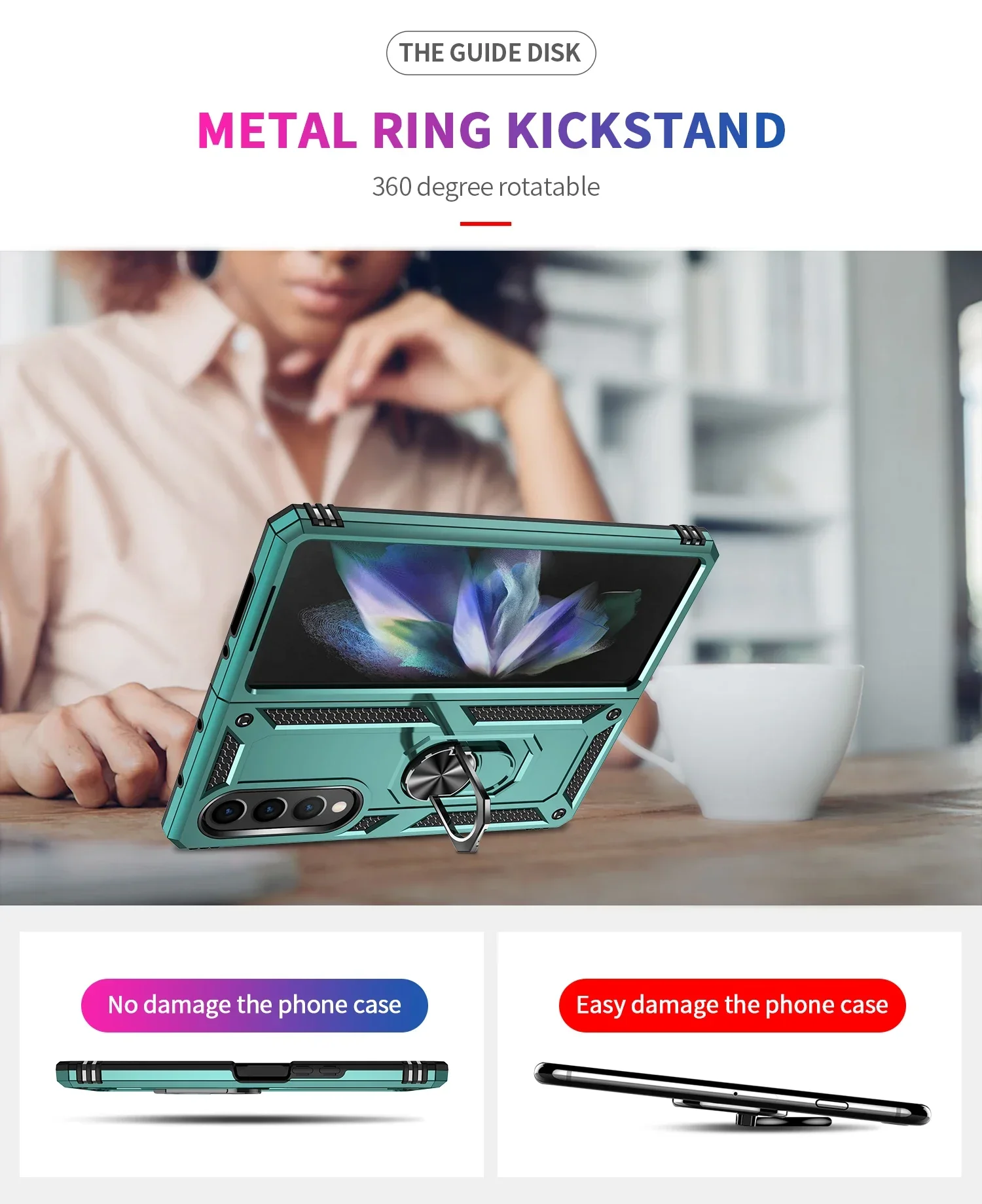 Военный противоударный чехол для телефона Samsung Galaxy Z Fold 3 4 5 6 7, защитная силиконовая задняя крышка с магнитным кольцом и подставкой 
Военный противоударный чехол для телефона Samsung Galaxy Z Fold 3 4 5 6 7, защитная силиконовая задняя крышка с магнитным кольцом и подставкой