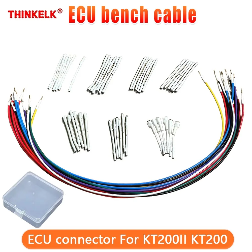 Кабель для программирования ЭБУ FormulaFlash, универсальный комплект гибких кабелей для ЭБУ, коннектор KT200II, адаптер для контактов ЭБУ KT200
Кабель для программирования ЭБУ FormulaFlash, универсальный комплект гибких кабелей для ЭБУ, коннектор KT200II, адаптер для контактов ЭБУ KT200