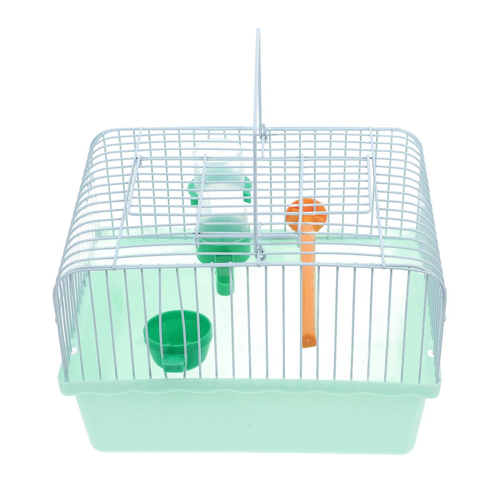 Portable Bird Cage for Parrots Lovebirds Travel Small Animal Carrier ABS Iron Perch Food Box Water Dispenser
Portable Bird Cage for Parrots Lovebirds Travel Small Animal Carrier ABS Iron Perch Food Box Water Dispenser