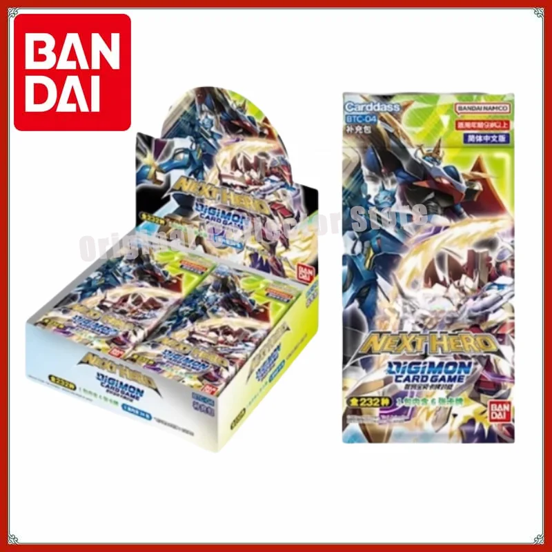 Оригинальные карты Bandai Digimon DTCG, коллекционная игра, китайский цифровой монстр BTC04-NEXT, пополняющая сумка HERO, коллекционный подарок ребенку
Оригинальные карты Bandai Digimon DTCG, коллекционная игра, китайский цифровой монстр BTC04-NEXT, пополняющая сумка HERO, коллекционный подарок ребенку