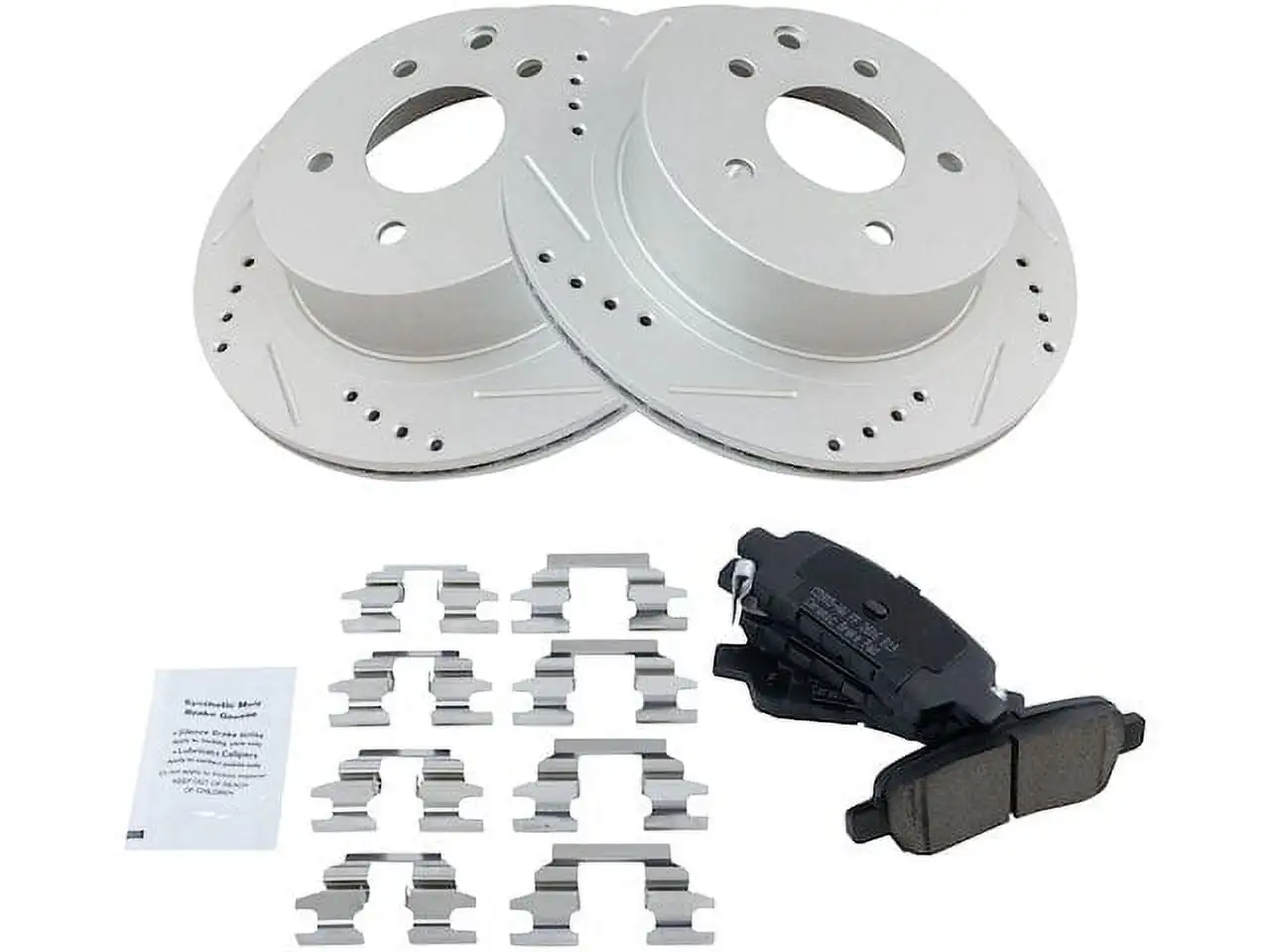 Комплект задних тормозных колодок и ротора — совместим с Nissan Rogue 2008–2019 2010 2011 2012 2013 2014 2015 2016 2017 2018
Комплект задних тормозных колодок и ротора — совместим с Nissan Rogue 2008–2019 2010 2011 2012 2013 2014 2015 2016 2017 2018