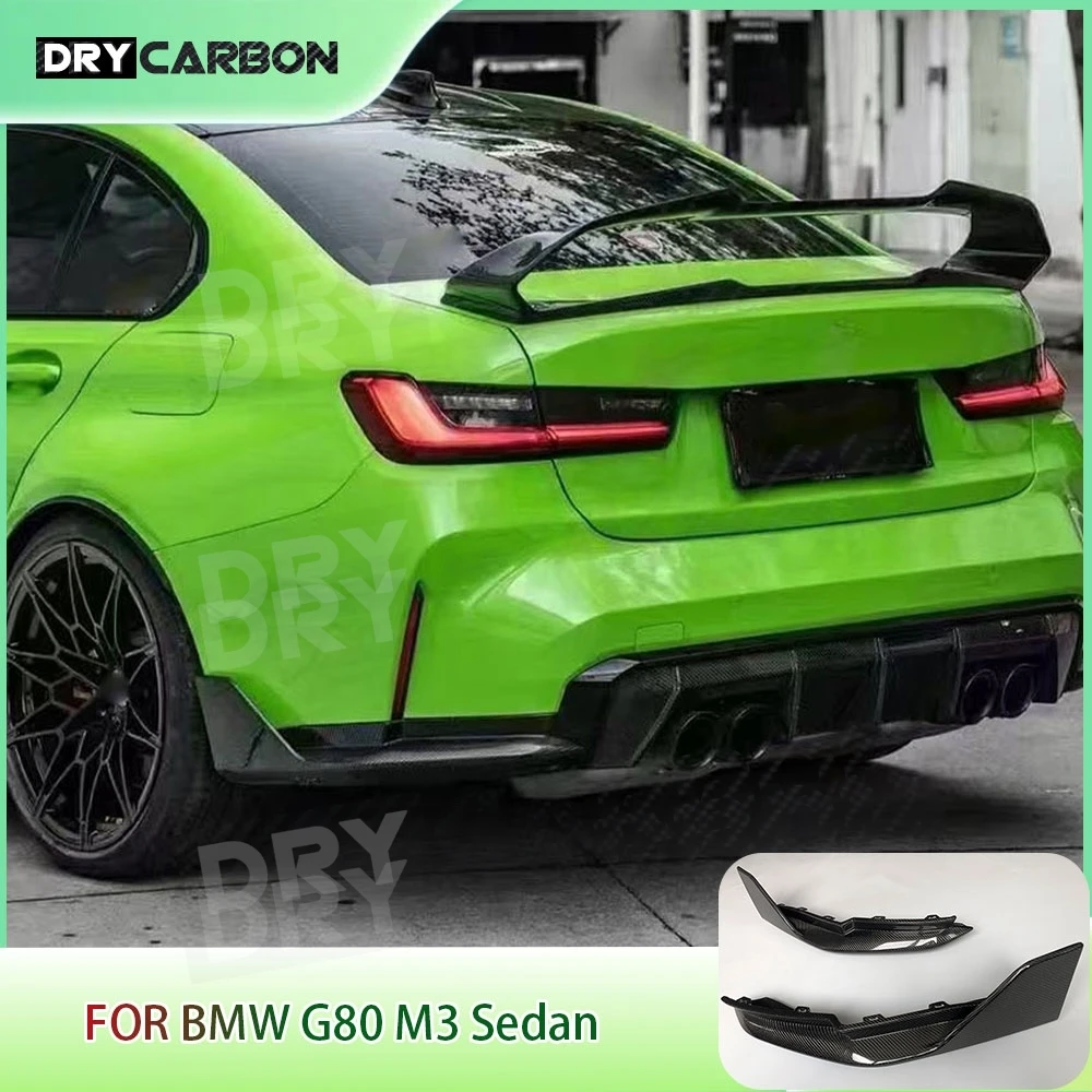 Dry Carbon Fiber Rear Diffuser Flaps Aprons Splitters Rear Canards for BMW 3 Series G80 G81 M3 Sedan 2021+ FRP Body Kits
Dry Carbon Fiber Rear Diffuser Flaps Aprons Splitters Rear Canards for BMW 3 Series G80 G81 M3 Sedan 2021+ FRP Body Kits