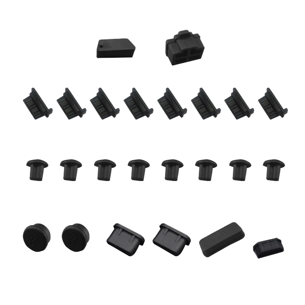 24pcs USB Dust Cover Motherboard Ports Protection Black Silicone Anti Dust Plugs Computer Hardware Accessories
24pcs USB Dust Cover Motherboard Ports Protection Black Silicone Anti Dust Plugs Computer Hardware Accessories