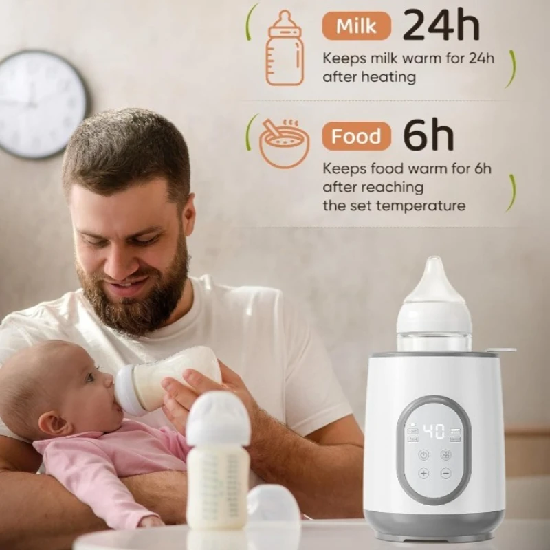Baby Bottle Insulation Bags Warmer 8-in-1 Digital LCD Timer Smart Temperature Control Auto Shut-Off Food Steriliser BPA-Free
Baby Bottle Insulation Bags Warmer 8-in-1 Digital LCD Timer Smart Temperature Control Auto Shut-Off Food Steriliser BPA-Free