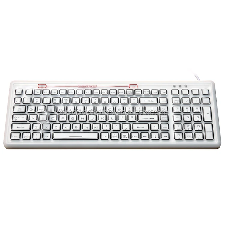 IP68 Flat Membrane Waterproof Wired Keyboard Suitable for Hospital Industrial Wired Keyboard Medical Industrial Grade Keyboard
IP68 Flat Membrane Waterproof Wired Keyboard Suitable for Hospital Industrial Wired Keyboard Medical Industrial Grade Keyboard