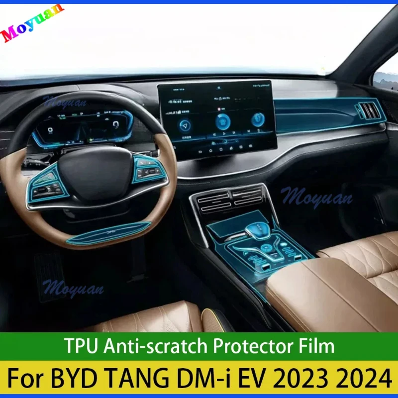 For BYD TANG DM-i EV 2023 2024 Car Gearbox Panel Navigation Screen Automotive Interior TPU Protective Film Anti-Scratch Sticker
For BYD TANG DM-i EV 2023 2024 Car Gearbox Panel Navigation Screen Automotive Interior TPU Protective Film Anti-Scratch Sticker