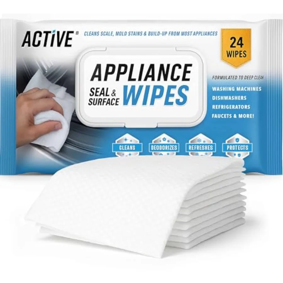 Home Appliance Surface Cleaner Wipes Heavy Duty Wipe for Cleaning Washing Machine, Dryer Stainless Steel Refrigerator, Glass Co
Home Appliance Surface Cleaner Wipes Heavy Duty Wipe for Cleaning Washing Machine, Dryer Stainless Steel Refrigerator, Glass Co
