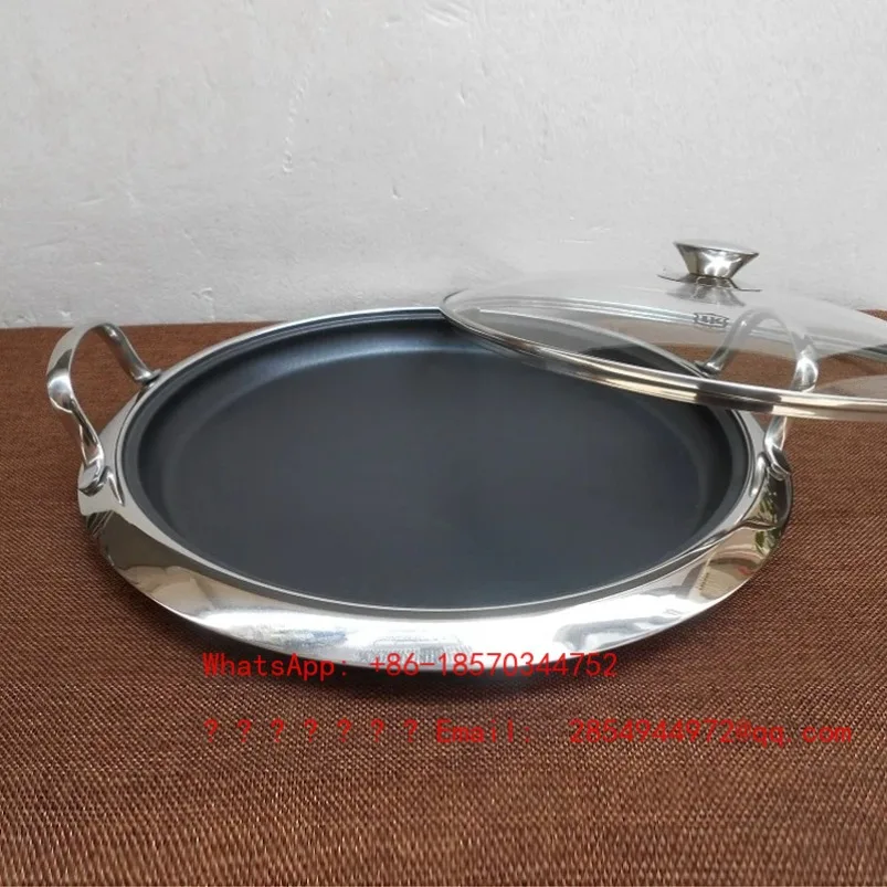 18/10 Stainless Steel Frying Pan Flat Bottom Non-stick Pan Pizza Frying Pan 30CM
18/10 Stainless Steel Frying Pan Flat Bottom Non-stick Pan Pizza Frying Pan 30CM