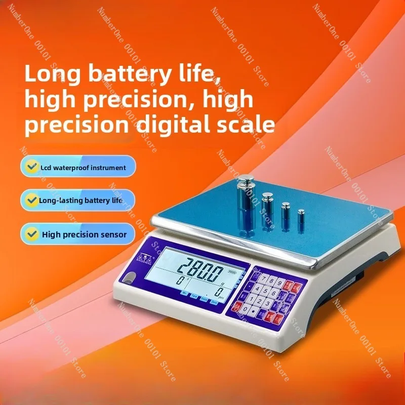 High Precision Electronic Counting Scale | Household Benchtop Weighing Scale, Multifunctional Commercial Industrial Scale
High Precision Electronic Counting Scale | Household Benchtop Weighing Scale, Multifunctional Commercial Industrial Scale