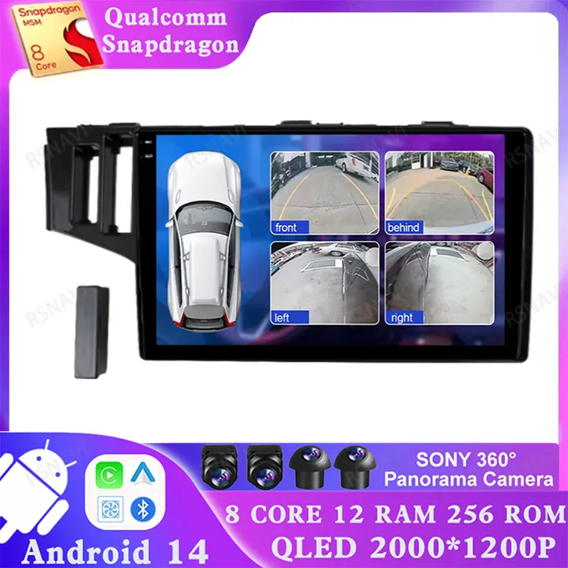 Android 14 For Honda Fit Jazz 2014-2019 Qualcomm Navigation BT DSP Wireless Carplay Auto Viedo Player Multimedia Stereo GPS DVD
Android 14 For Honda Fit Jazz 2014-2019 Qualcomm Navigation BT DSP Wireless Carplay Auto Viedo Player Multimedia Stereo GPS DVD