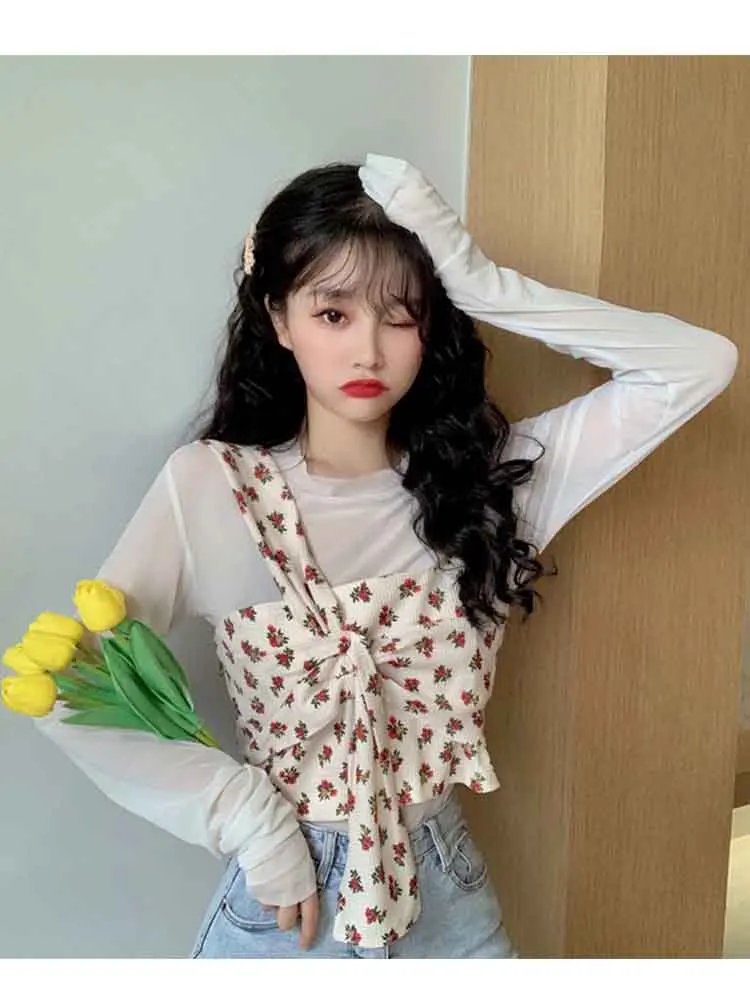 Ice Silk Inner Wear Base Shirt Women Summer Thin Layered Mesh Top Sexy Transparent Lace Blouse Commute Style round Neck Long ...
Ice Silk Inner Wear Base Shirt Women Summer Thin Layered Mesh Top Sexy Transparent Lace Blouse Commute Style round Neck Long ...