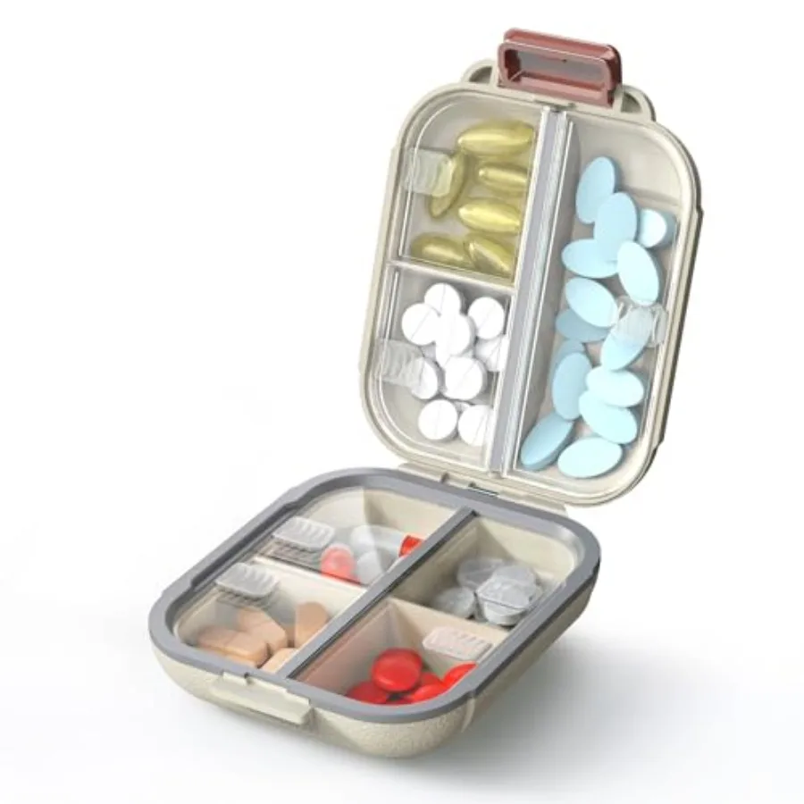 7 Compartments Travel Pill Organizer, Foldable Portable Airtig Daily Pill, Compact Pill Purse and ket, BPA-Free Medicine Organi
7 Compartments Travel Pill Organizer, Foldable Portable Airtig Daily Pill, Compact Pill Purse and ket, BPA-Free Medicine Organi