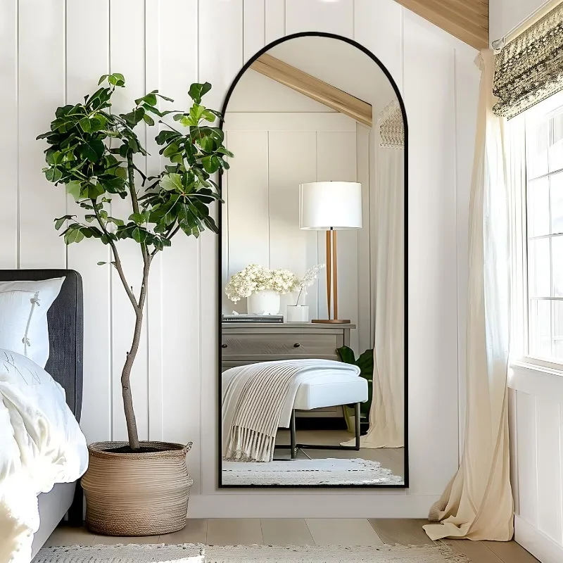 Full Length Mirror, 64"x24" Full Body Mirror, Mirror with Aluminum Alloy Frame, Free Standing Mirror, Floor Mirror Hanging
Full Length Mirror, 64"x24" Full Body Mirror, Mirror with Aluminum Alloy Frame, Free Standing Mirror, Floor Mirror Hanging