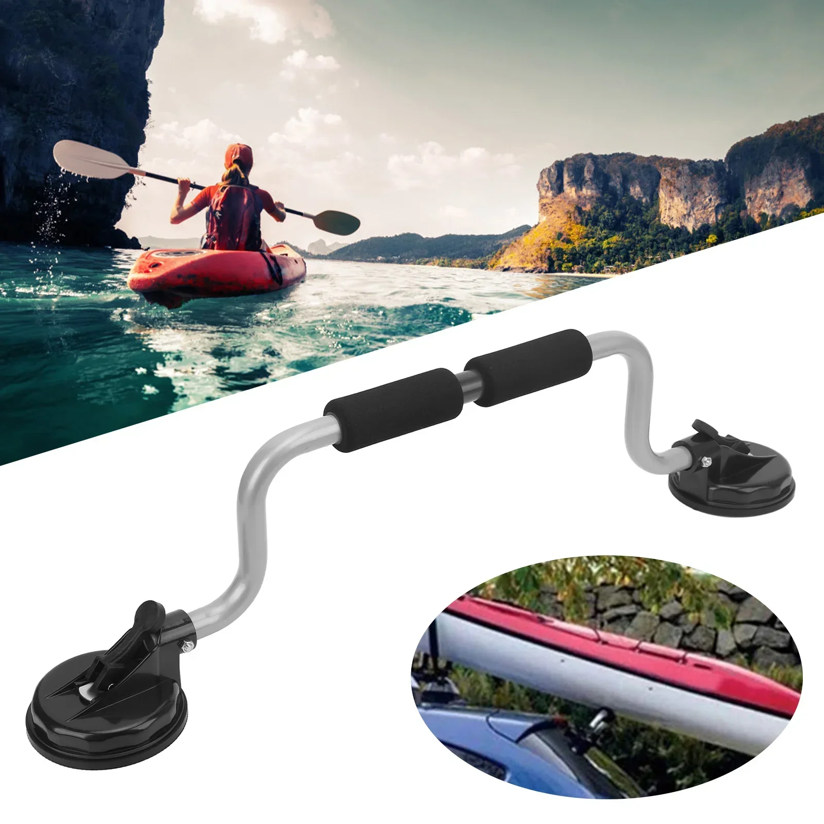 Kayak Roller Loader Prevent Scratching Easy To Assemble Multipurpose Kayak Roller Mount With Suction Cup For Cars KY‑OE04‑S
Kayak Roller Loader Prevent Scratching Easy To Assemble Multipurpose Kayak Roller Mount With Suction Cup For Cars KY‑OE04‑S