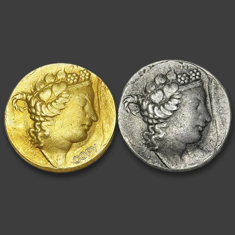 Ancient Greek Sasothian Wine God Four German Gold/Silver Antique Coin Hercules Collection Medal Home Decoration
Ancient Greek Sasothian Wine God Four German Gold/Silver Antique Coin Hercules Collection Medal Home Decoration
