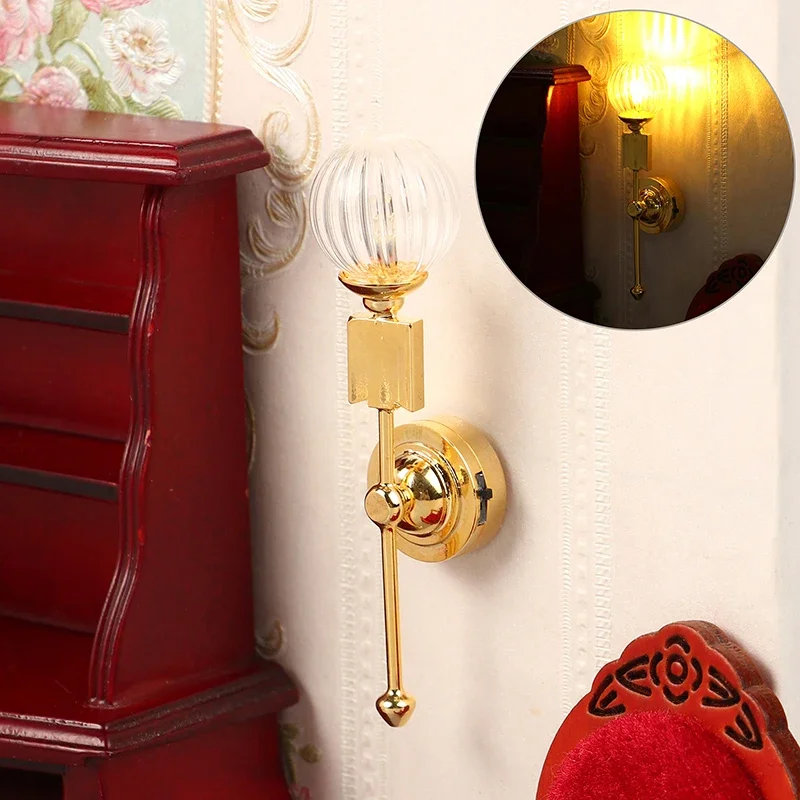 1:12 Dollhouse Miniature LED Lamp Round Head Glass Shade Wall Lamp Lighting Home Furniture Decor Toy Doll House Accessories
1:12 Dollhouse Miniature LED Lamp Round Head Glass Shade Wall Lamp Lighting Home Furniture Decor Toy Doll House Accessories