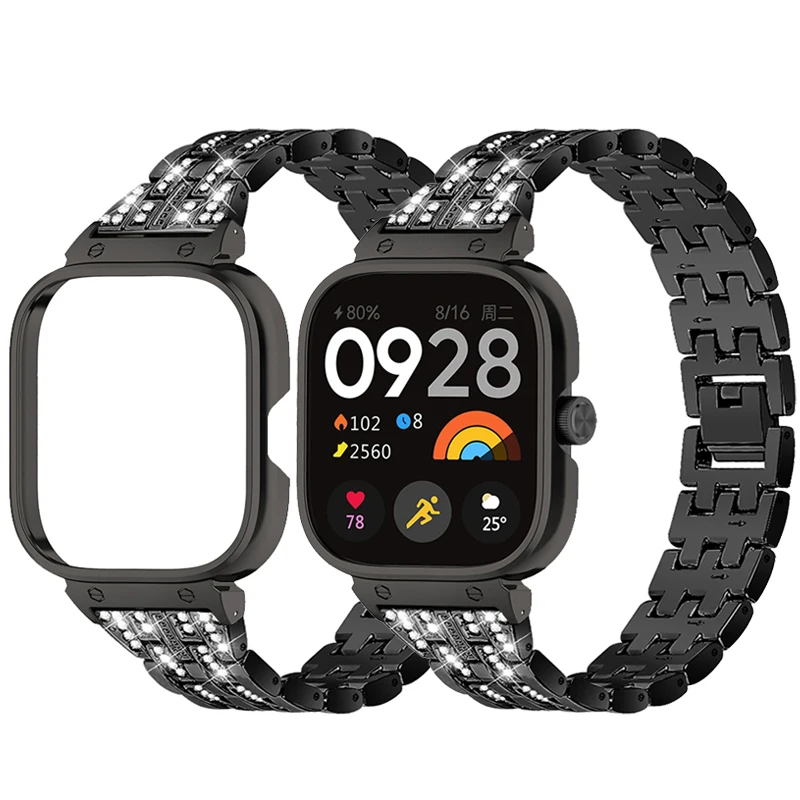 Алмазный металлический ремешок для часов Redmi Watch 4, ремешок, защита для redmi watch 4, чехол для браслета redmiwatch 4, оболочка для браслета
Алмазный металлический ремешок для часов Redmi Watch 4, ремешок, защита для redmi watch 4, чехол для браслета redmiwatch 4, оболочка для браслета