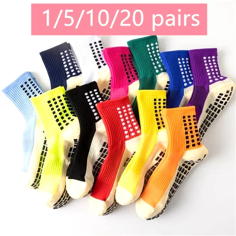 1/5/10/20 pair of football socks sports socks men's mid-calf socks silicone non-slip dot socks basketball yoga socks
1/5/10/20 pair of football socks sports socks men's mid-calf socks silicone non-slip dot socks basketball yoga socks