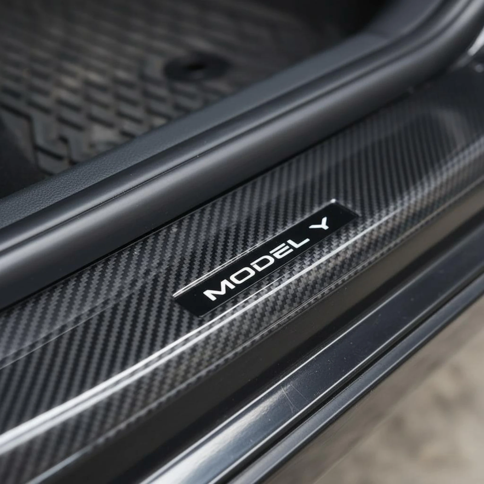 4 Pieces Carbon Fiber Door Sill Protector Sporty Look Electric Vehicle Model Y Entry Guard Car Threshold Cover Set Protects
4 Pieces Carbon Fiber Door Sill Protector Sporty Look Electric Vehicle Model Y Entry Guard Car Threshold Cover Set Protects