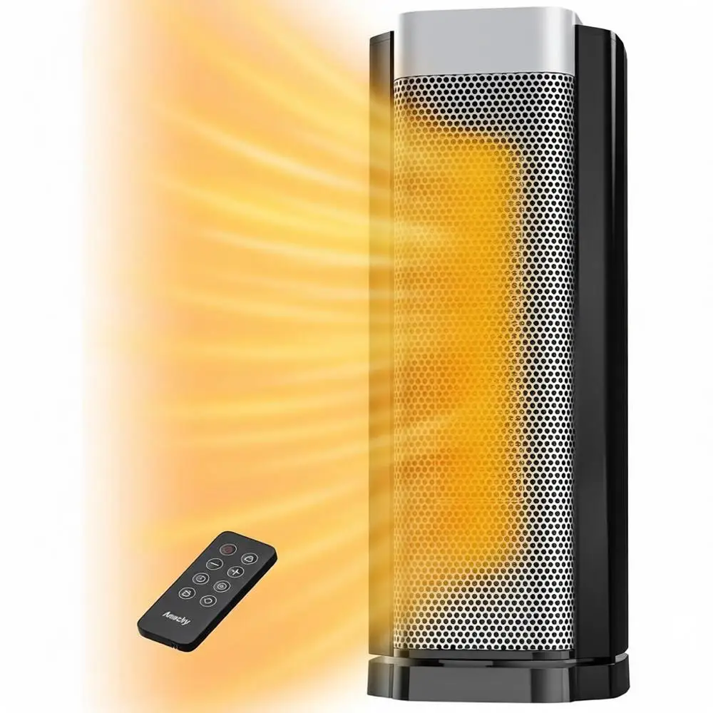 Электрический обогреватель PTC 1500 Вт с ИИ и пультом ДУ, 3-е поколение, 70 см ° Осцилляторный вентилятор, ультратихий, идеально подходит для дома, офиса, спальни
Электрический обогреватель PTC 1500 Вт с ИИ и пультом ДУ, 3-е поколение, 70 см ° Осцилляторный вентилятор, ультратихий, идеально подходит для дома, офиса, спальни