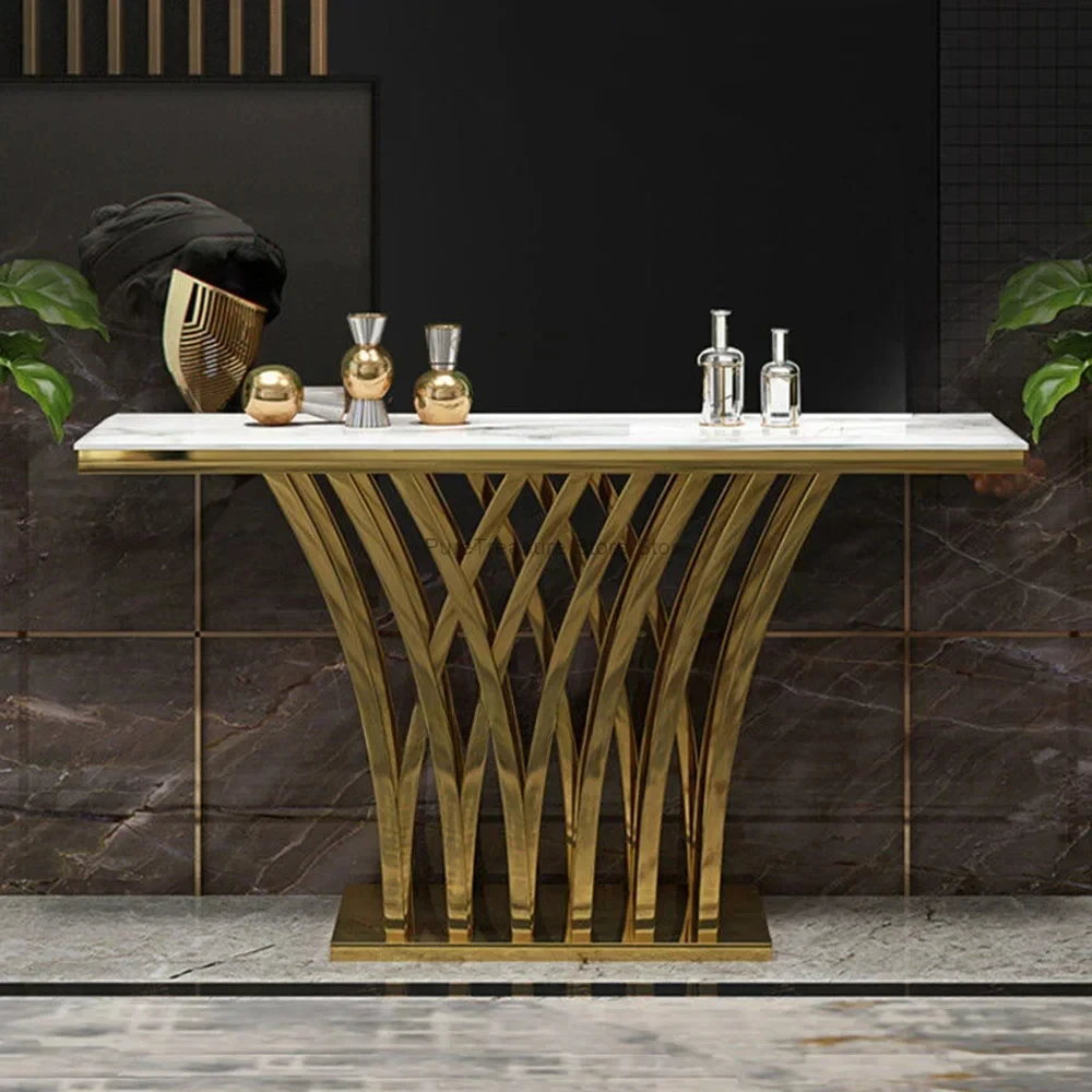 Modern Minimalist Tables Luxury Marble Desk Living Room Furniture Storage Electroplating Wire Drawing Do Not Rust
Modern Minimalist Tables Luxury Marble Desk Living Room Furniture Storage Electroplating Wire Drawing Do Not Rust