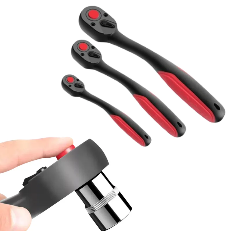 Набор торцевых ключей с трещоткой 1/4, 3/8, 1/2 дюйма, с головкой «капля», реверсивный, быстросъемный, с удобной рукояткой
Набор торцевых ключей с трещоткой 1/4, 3/8, 1/2 дюйма, с головкой «капля», реверсивный, быстросъемный, с удобной рукояткой