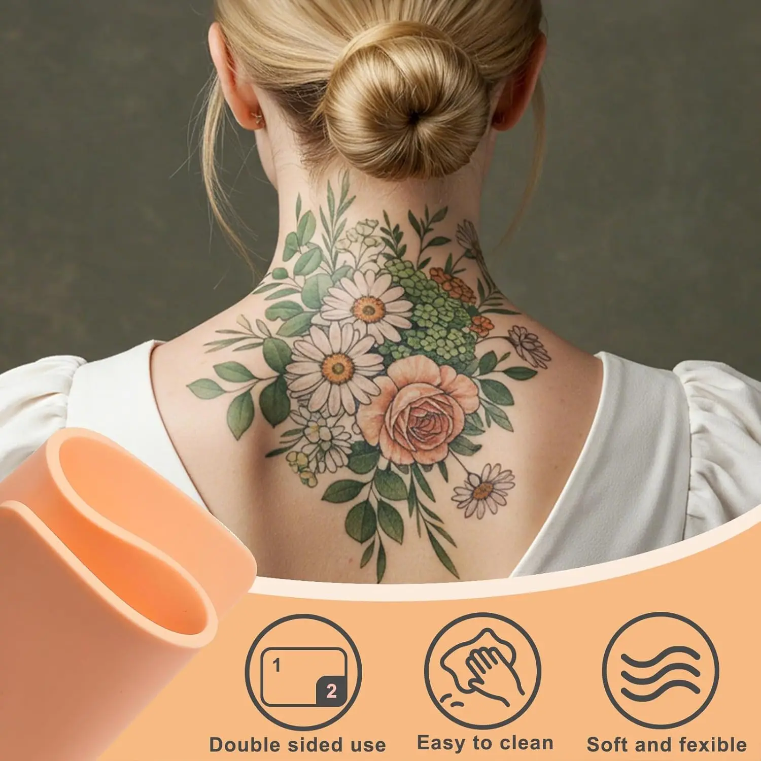 3MM 1/5/10/15pcs Tattoo Practice Skin Silicone Fake Skin Double-Sided for Permanent Makeup Training Supply Tattoo Accessory
3MM 1/5/10/15pcs Tattoo Practice Skin Silicone Fake Skin Double-Sided for Permanent Makeup Training Supply Tattoo Accessory