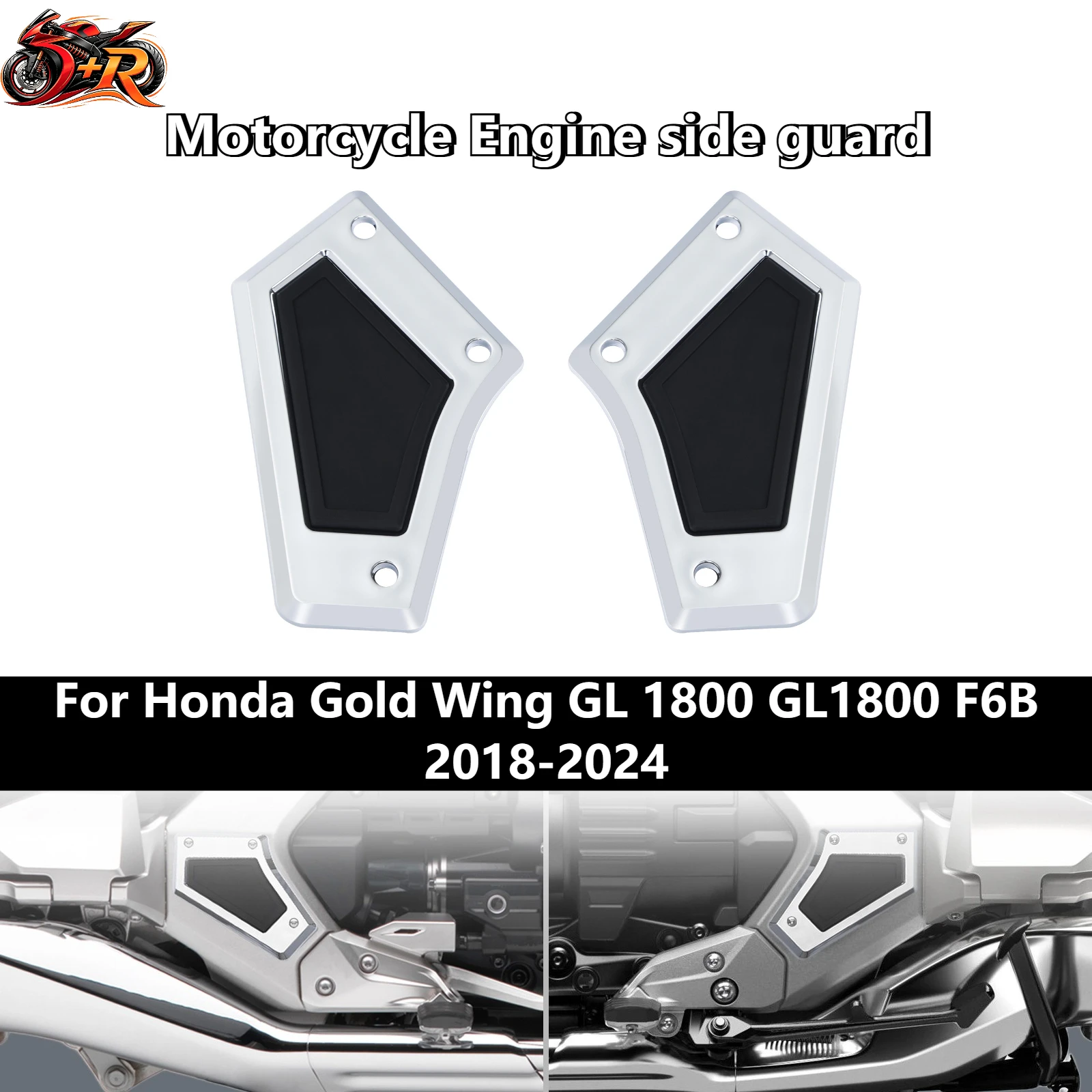 Motorcycle Engine side guard For Honda Gold Wing GL 1800 GL1800 F6B 2018-2024 Chrome Accessories body decoration Cover DONGRAN
Motorcycle Engine side guard For Honda Gold Wing GL 1800 GL1800 F6B 2018-2024 Chrome Accessories body decoration Cover DONGRAN