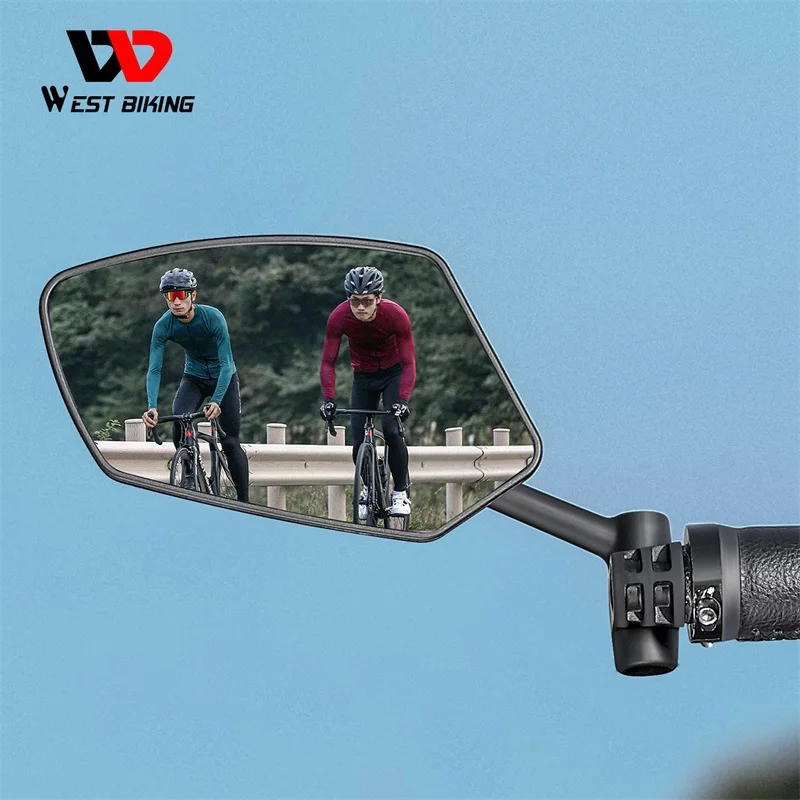 360° Adjustable Bike Rearview Mirror Wide View Durable Material Easy Installation Lightweight for MTB Highway Cycling
360° Adjustable Bike Rearview Mirror Wide View Durable Material Easy Installation Lightweight for MTB Highway Cycling