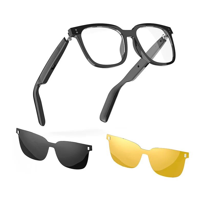 SG18 SG20 Pro All-in-One Smart Glasses Sunglasses & Clear Lenses Combo+Bluetooth Waterproof Sunglass Dual Mic Noise Cancellation
SG18 SG20 Pro All-in-One Smart Glasses Sunglasses & Clear Lenses Combo+Bluetooth Waterproof Sunglass Dual Mic Noise Cancellation