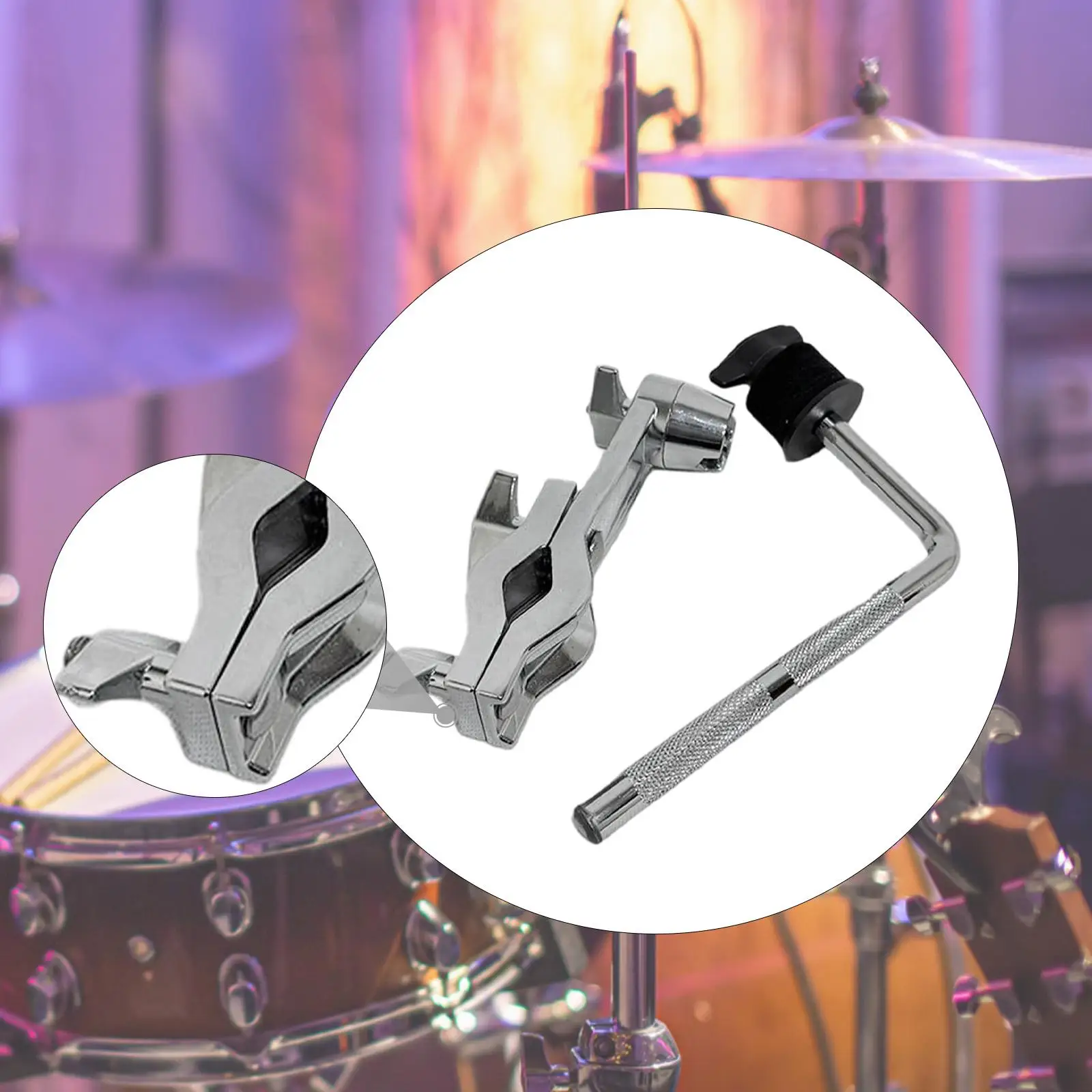 Drum Cymbal Stand Holder with Secure Clamp Adjustable Boom Arm Extension for Music Studio and Live Shows
Drum Cymbal Stand Holder with Secure Clamp Adjustable Boom Arm Extension for Music Studio and Live Shows