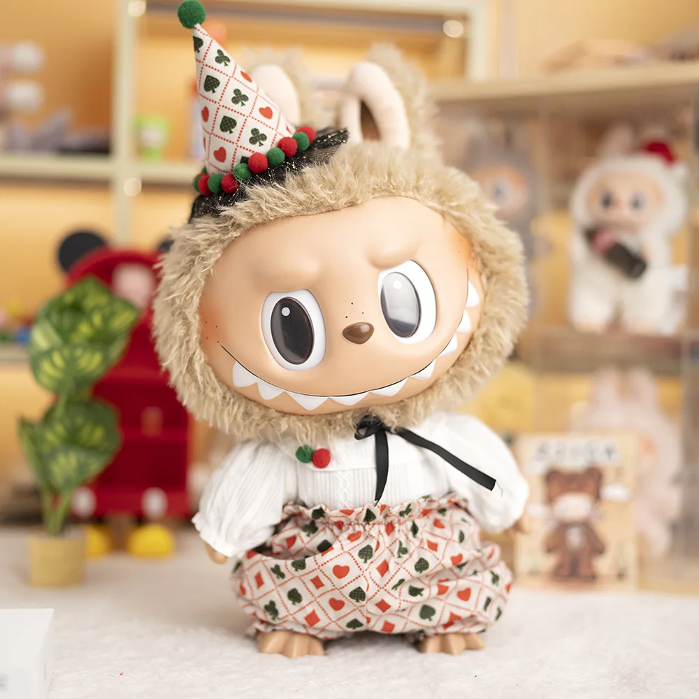 For 38CM Labubu Doll Clothes Clown Clothing Dress Up Dolls Accessories Sitting Party Christmas Birthday Gift Toys
For 38CM Labubu Doll Clothes Clown Clothing Dress Up Dolls Accessories Sitting Party Christmas Birthday Gift Toys